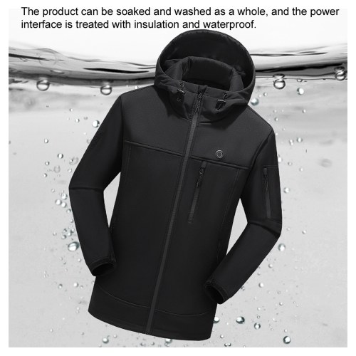 

Outdoor USB Heating Jackets Warming Coat Winter Flexible Electric Thermal Clothing Fishing Hiking Warm Clothes