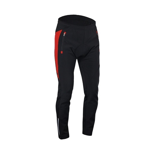 

Lixada Men's Outdoor Cycling Pants Winter Thermal Breathable Comfortable Trousers with Padded Cushion Riding Sportswear