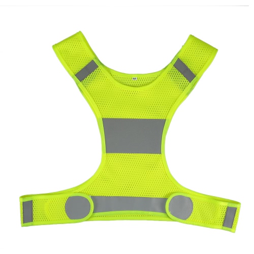 Esterno funzionare Gilet catarifrangente regolabile Leggero sicurezza Vest Sport ingranaggi per le donne gli uomini Jogging Ciclismo A piedi
