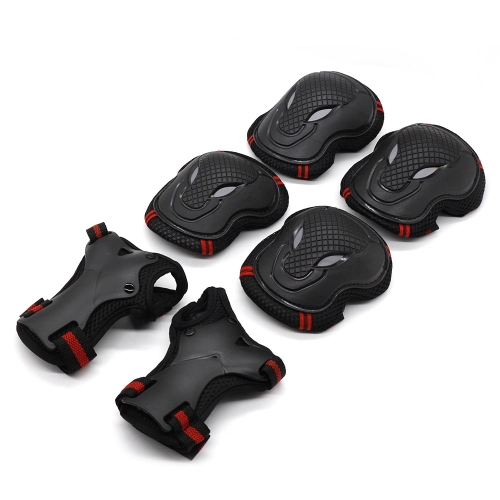 

Lixada 6PCS Brace Kids Youth Велоспорт Роликовые коньки Скейтборд Колено локтя Защитные защитные накладки