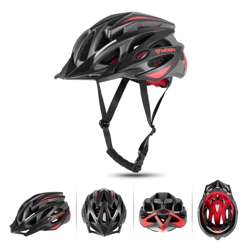 

Moon Adjustable Bike Helmet Unisex Adult Cycling Helmet with Visor for Road Racing MTB Cycling