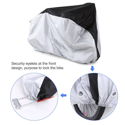 

Bicycle Cover Waterproof Outdoor Bicycle Cover 190T Polyester Fabrics Foldable Bike Storage Bag for Mountain Road Bike