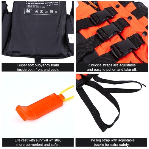 

Child Life Vest Aid Jacket Whistle Swimming Life Jacket For Drifting Boating Survival Safety Jacket Water Sport Wear