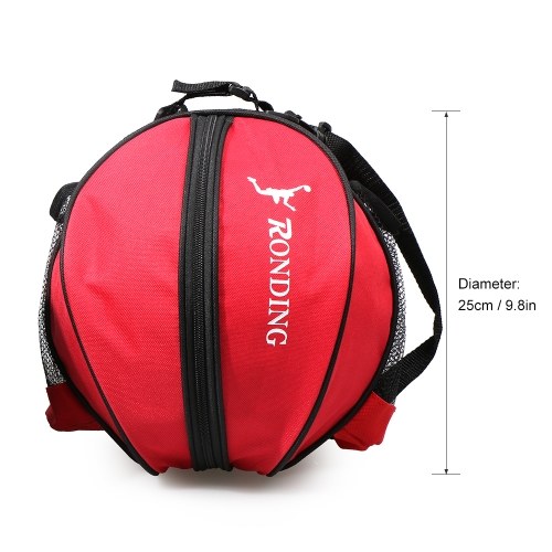 

Sports Ball Round Bag Basketball Shoulder Bag Soccer Ball Football Volleyball Carrying Bag Travel Bag for Men and Women