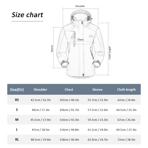 

Lixada Waterproof Jacket Windproof Raincoat Sportswear