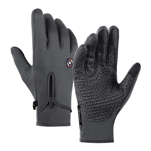 

Men Women Winter Cycling Gloves Three Fingers Touch-Screen Fleece Windproof Waterproof Warm Outdoors Sport Gloves