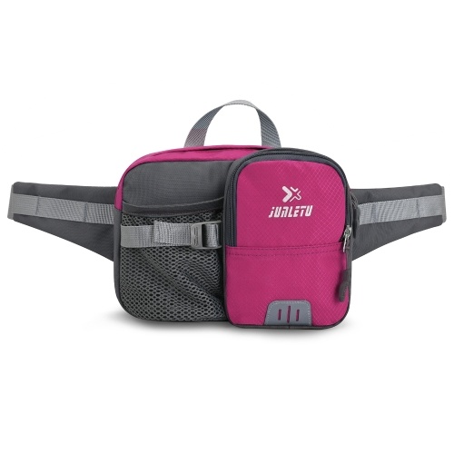 

Outdoor Sports Waist Pack with Water Bottle Holder Bum Bag Waist Pouch for Hiking Cycling Running