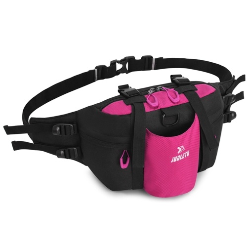 

Women Men Sports Waist Pack Bag with Bottle Holder for Camping Climbing Cycling Traveling Waist Bag Handbag Shoulder Bag