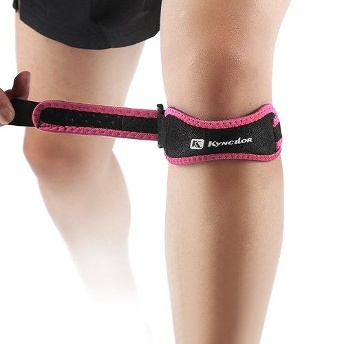 

1pc Patella Protective Support Strap Knee Shock Absorption Adjustable Belt Breathable Pressured Protector for Men Women Sports