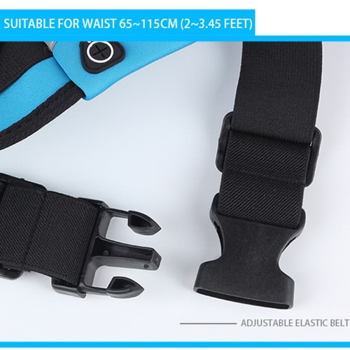 

New Diving Fabric Outdoor Sports Anti Theft Slim Running Cell Phone Waterproof Waist Bag Multifunctional Belt Pockets Case