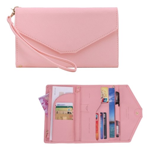 

Multi Card Organizer Wallet RFID Blocking Travel Passport Holder