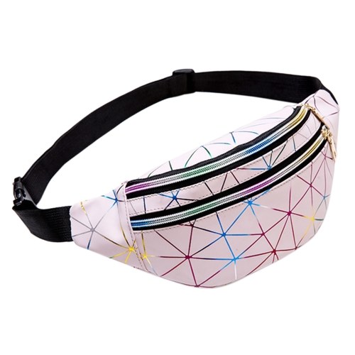 

New Style Multicolor Sport Multilayer Outdoor PU Waist Pack Fashion Men And Women Chest Pack