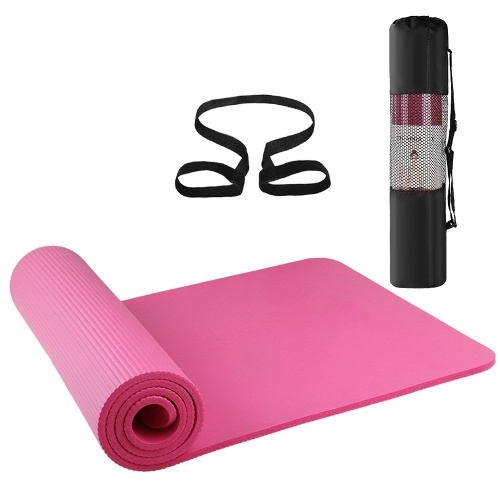 

72x24IN Non-slip Yoga Mat Eco-friendly Fitness Pilates Gymnastics Mat Gift Storage Bag and Carry Sling