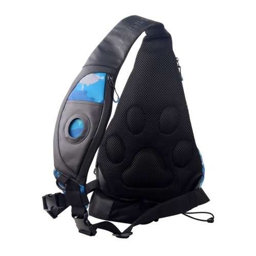 

Single Shoulder Bag Fishing Tackle Bag Outdoor Shoulder Storage Bag Fishing Gear Bag with 2 Bait Boxes LED Warning Light