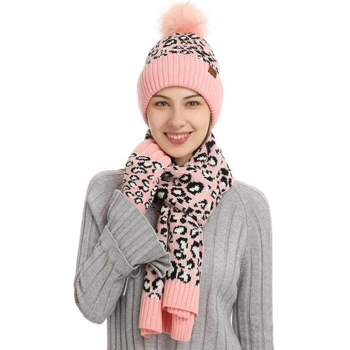 

Winter Scarf Hat Gloves Set Thick Warm Plush Hat Cap Mitten Scarf Touch Screen Gloves Thermal Windproof Neck Warmer Cold Weather Hand Warmers for Driving Running Cycling Cold Weather
