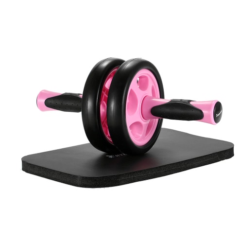 Double Abdomen Roller Fitness Core Rolling Wheel Roda abdominal Workout Abdomen Trainer Wheel for Abdomen Back Arms Shoulders