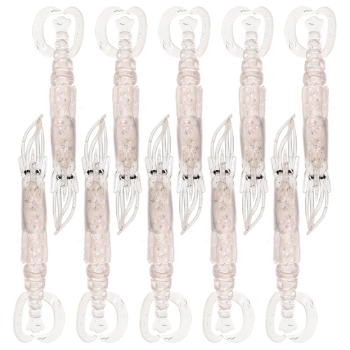 

10PCS 8.5cm 3g Soft Shrimp Lure Soft Baits Fishing Lure Artificial Bait Fishing Lures