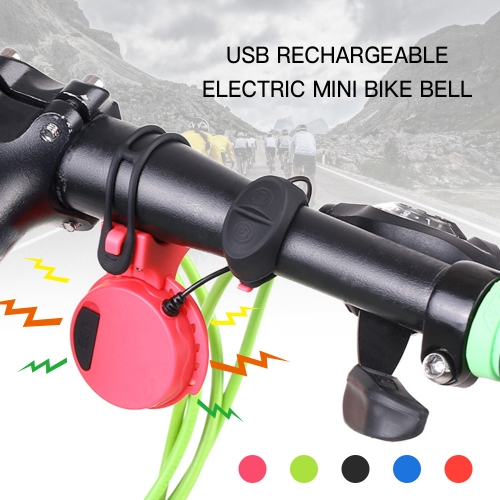 

Mini Bicycle Horn Alarm Cycling Bike Alert Bells Ring 110-120db Loud USB Rechargeable Electric Siren