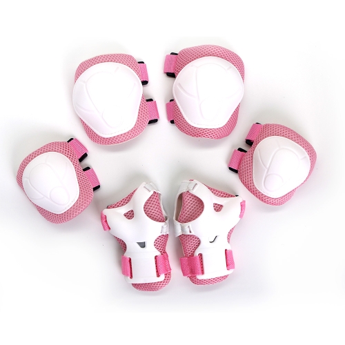 Lixada 6PCS Brace Kids Youth Ciclismo Roller Skating Skateboard Cotovelo Joelho Mãos Punho Segurança Proteção Proteção Conjunto de almofadas
