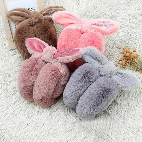 

Women Fashion Cute Earmuffs Ear Cover Outdoor Winter Warm Soft Plush Earwarmer