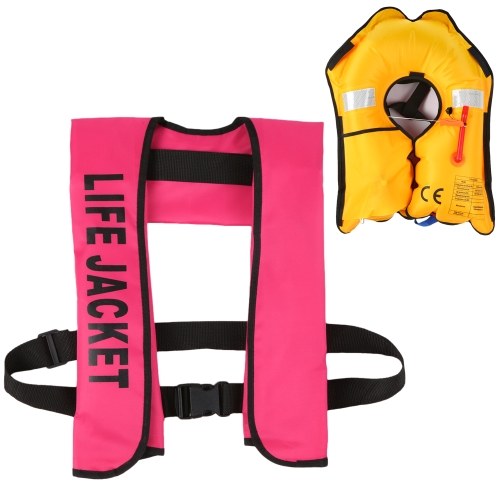 

Inflatable Life Jacket Adult Life Vest Water Sports Swimming Fishing Survival Jacket