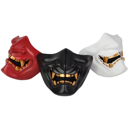 

Half Face Mask Lower Face Protective Mask for Camping Games Cosplay Party