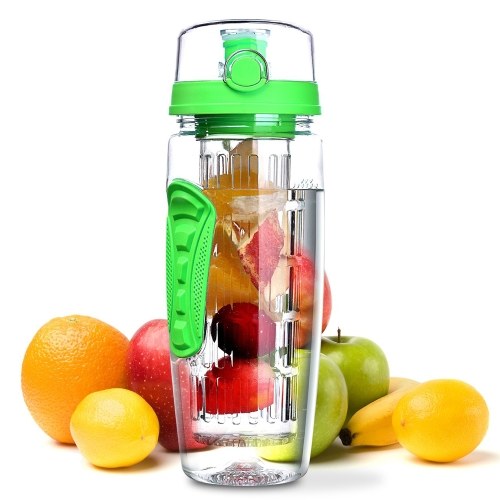 

Sport Infuse Water Bottle Flip Tops Lid Dual