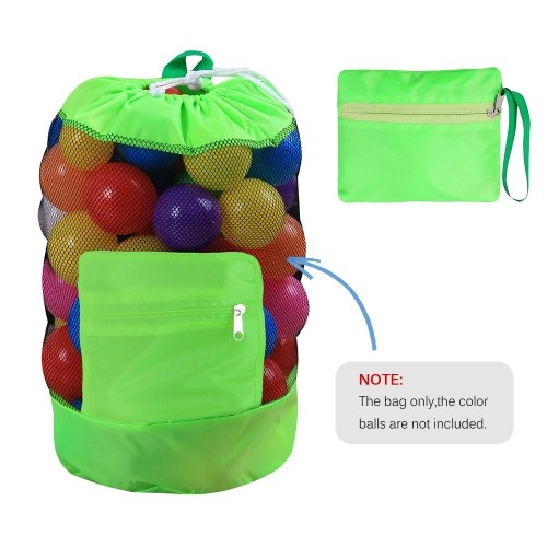 

Beach Mesh Bag Toy Tote Drawstring Beach Backpack
