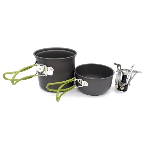 Outdoor Hiking Aluminum Pots Pans
