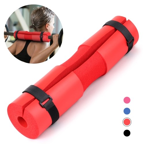 

Barbell Squat Pad only Neck Shoulder Protective Pad Support with Fixing Straps for Squats Lunges Hip Thrusts Weight Lifting Bar Pad