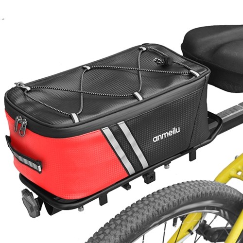 

Bike Trunk Bag 7L Bicycle Rear Bag Water Resistant Bike Rack Bag with Waterproof Rain Cover