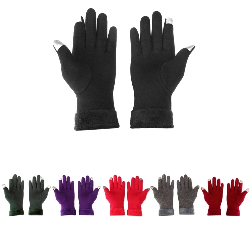 

Winter Touchscreen Gloves Outdoor Sports Touchscreen Gloves Free Size Warm Touchscreen Gloves For Women