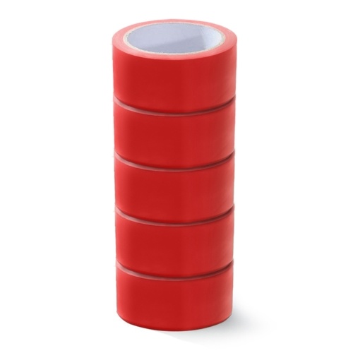 

5 Rolls 1.8 In X 19.7 Yds PVC Marking Tape Safety Warning Tape for School Gym Dance Floor