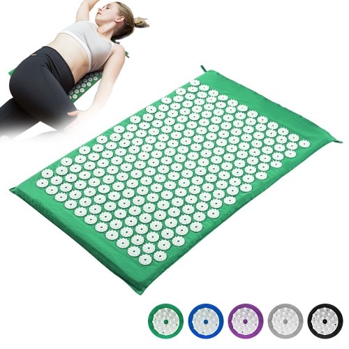 

Acupressure Mat Back Pain Relief Massage Cushion Yoga Spike Mat Acupuncture Pad Needle Massage for Full Body