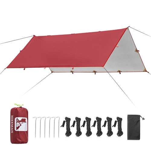 

3.2x3m Awning Waterproof Tarp Tent Shade Folding Camping Canopy Ultralight Beach Sun Shelter