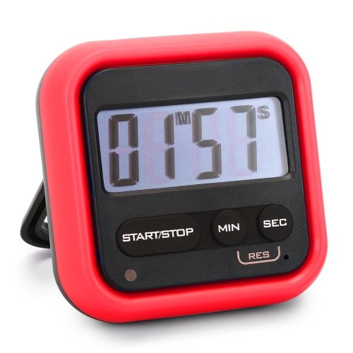 

Kitchen Timer Digital Stopwatch with Loud Alarm Large LCD Count up or Countdown Timer for Cooking Shower Bathroom Kids Classroom