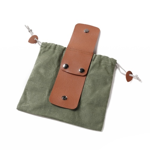

Foraging Bag Fruit Picking Bag Waist Hanged Tool Bag Canvas Foraging Pouch Jungle Food Bag