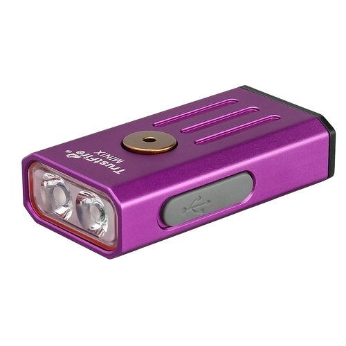 

Mini Flashlight with UV/Red Light IP66 Rechargeable Handheld Lamp for Backpacking Camping Searching Emergency