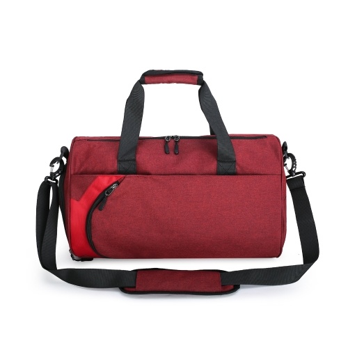 Bolsa deportiva para gimnasia Bolsa de viaje de viaje con bolsillo mojado y compartimento para zapatos Bolsa de fin de semana para hombres y mujeres