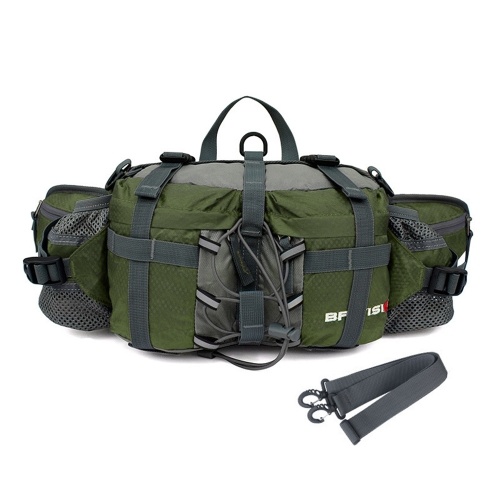 

Outdoor Sports Waist Bag with Shoulder Strap Waterproof Hiking Cycling Climbing Shoulder Bag Bicycle Pack Workout Waist Pack Exercise Waist Bag