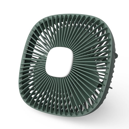 

USB Rechargeable Camping Fan 4 Speeds Hanging Fan with LED Light 360 Degree Rotation Hand Fan Noiseless Fan