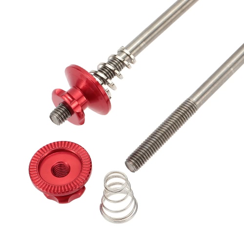 Lixada 2Pcs bicicleta ultraligera pinchos liberación rápida titanio eje QR pincho montaña bicicleta bicicleta de carretera bicicleta MTB rueda Hub pinchos