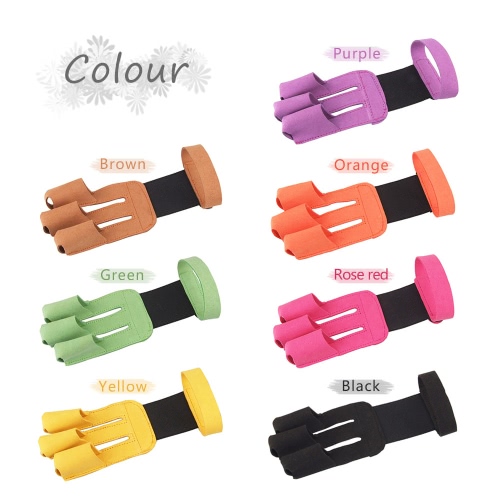 Bow Hunting Archers Shooting Glove 3 Finger Archery Protective Glove