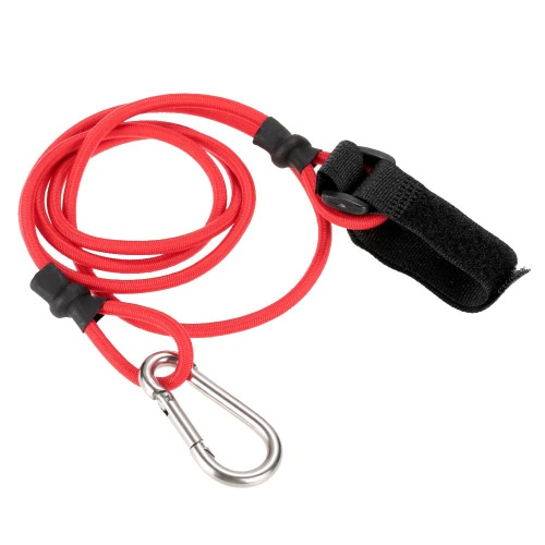 

1pc 4mm Thick 103cm Long Elastic Kayak Canoe Safety Bungee Cord Fishing Rod Lanyard Paddle Leash