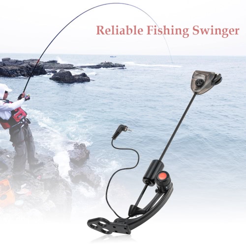 1pc LED de pesca de la carpa Swinger Swinger sensor Percha Iluminado Iluminado Swinger Bite Indicador de alarma mordedura de la pesca Equipos de pesca