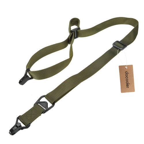 

Docooler Military Tactical Safety Two Points Outdoor Belt Carbine Sling Adjustable Strap