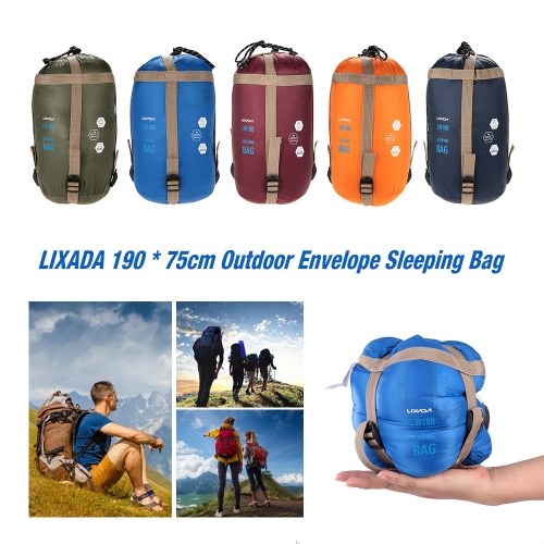 Lixada Outdoor Envelope Sleeping Bag 