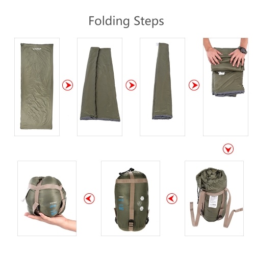Lixada Outdoor Envelope Sleeping Bag 