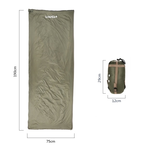 Lixada Outdoor Envelope Sleeping Bag 