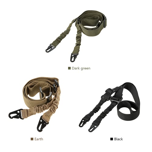 

Docooler Military Tactical Safety Two Points Outdoor Belt Carbine Sling Adjustable Strap